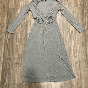NWT grey Express dress/size M